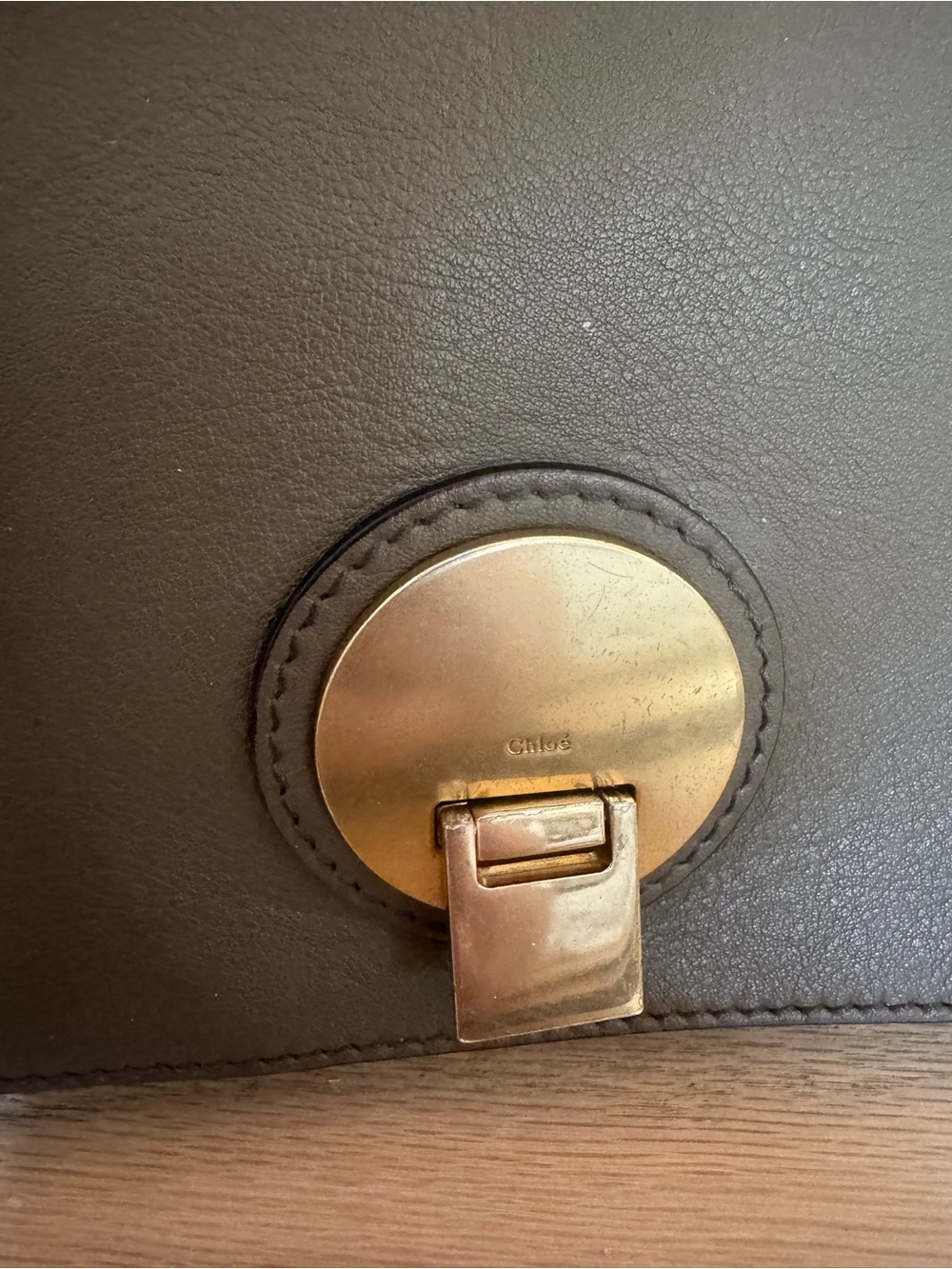 Chloe Indy brown satchel shoulder bag crossbody - Picture 9 of 9